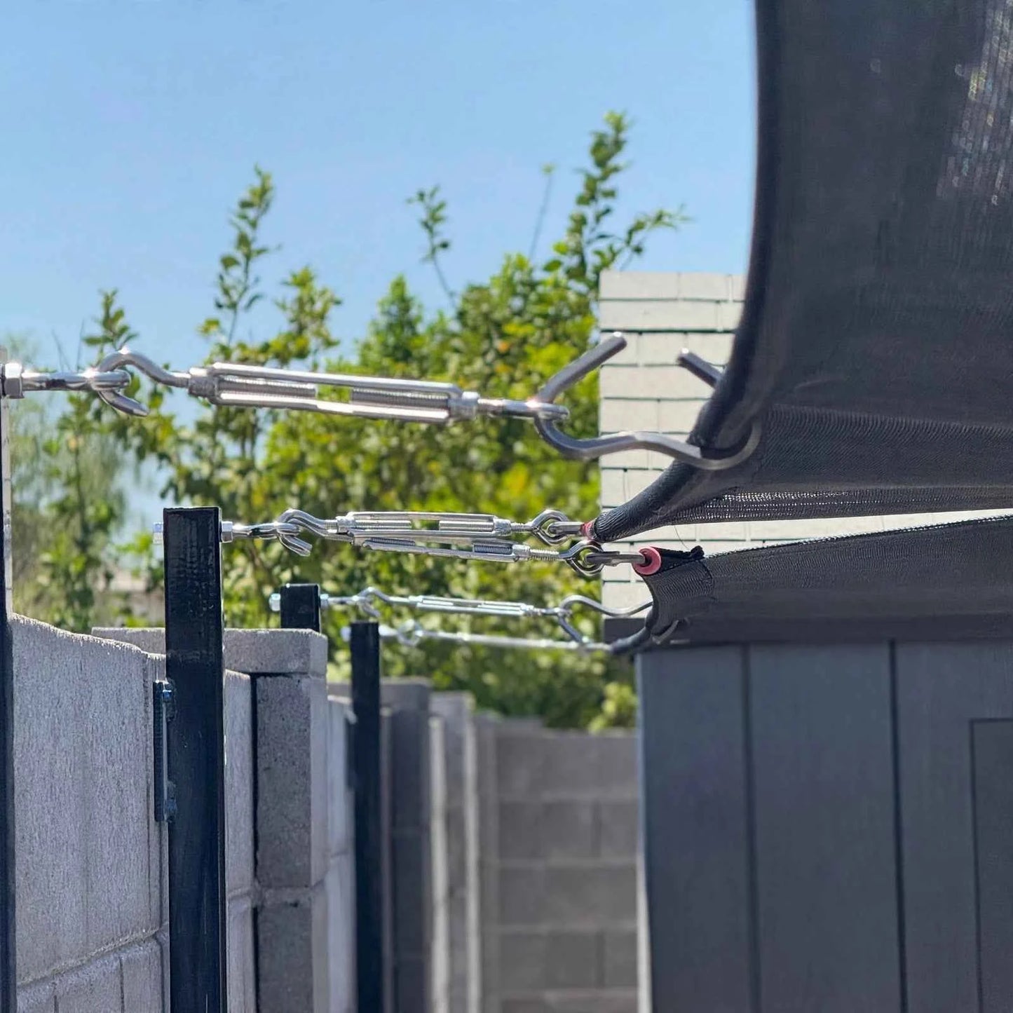 ShadeLock™ Wall Mount – Single or Pair | Permanent Shade Hardware