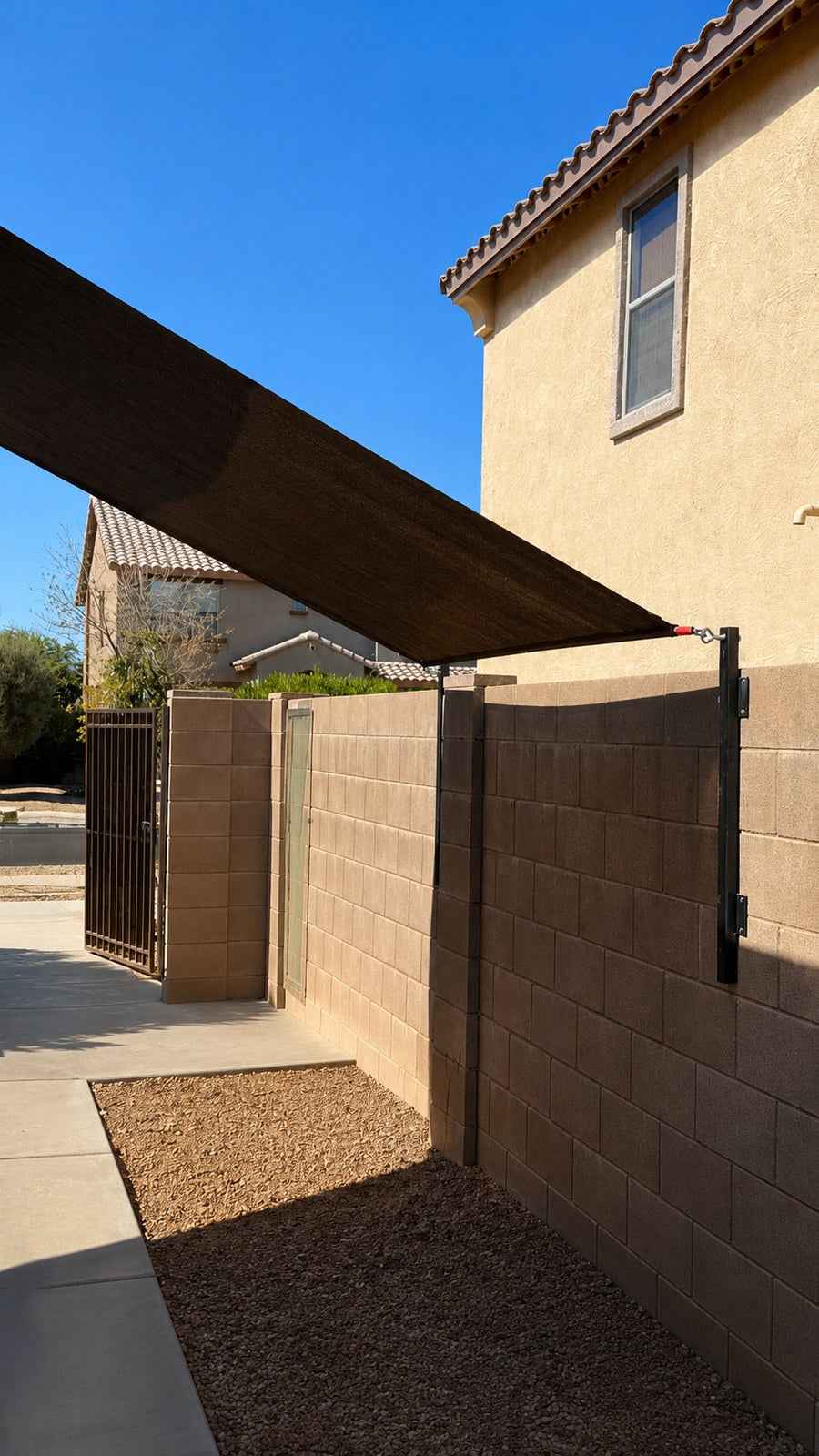 ShadeLock™ Wall Mount – Single or Pair | Permanent Shade Hardware