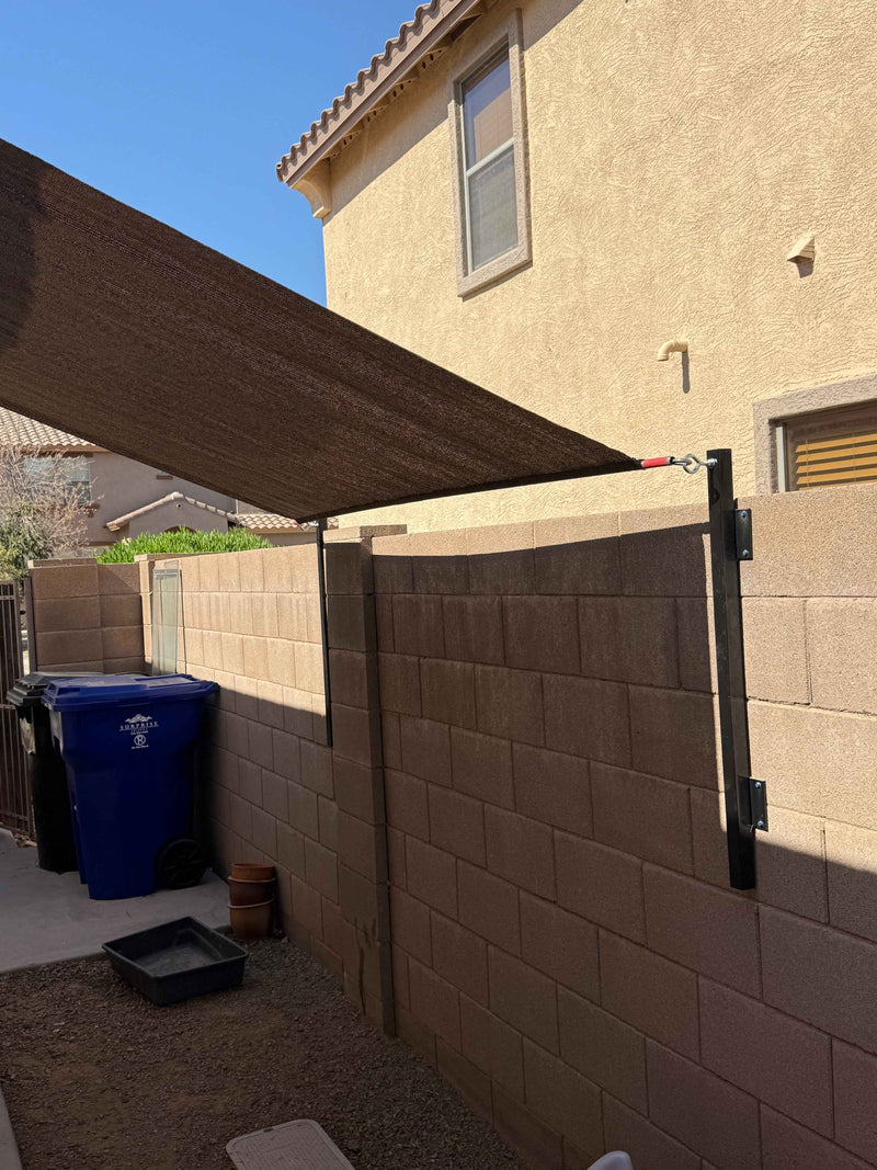 ShadeLock™ Wall Mount – Single or Pair | Permanent Shade Hardware