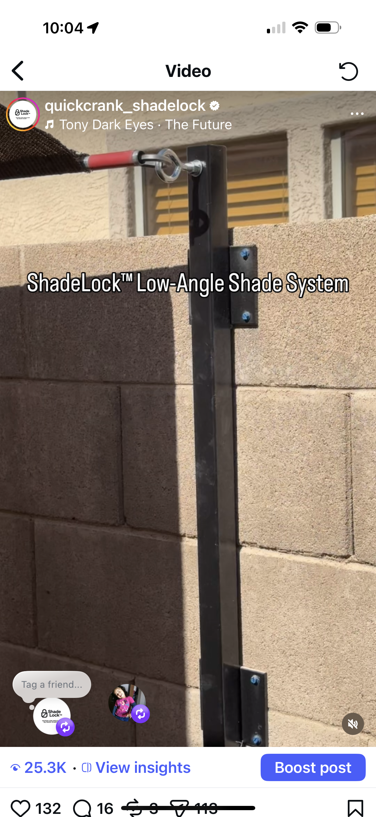 ShadeLock™ Wall Mount