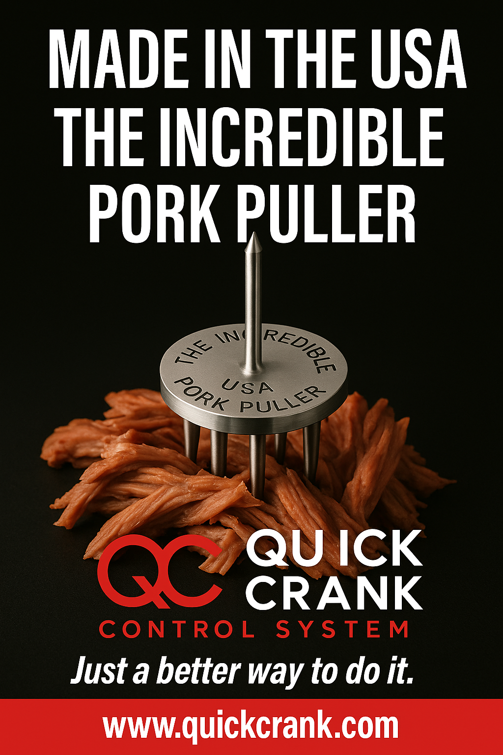 Quick Crank Pork Puller hero image